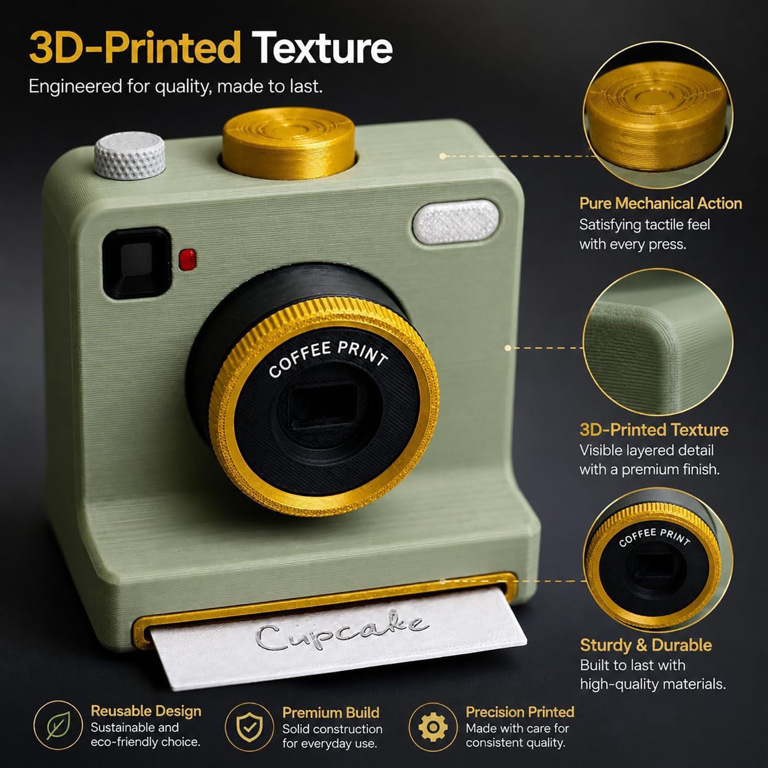 Coffee Shiba Latte Art Printer | DIY One-Click Stencil Machine + 5 Free Templates