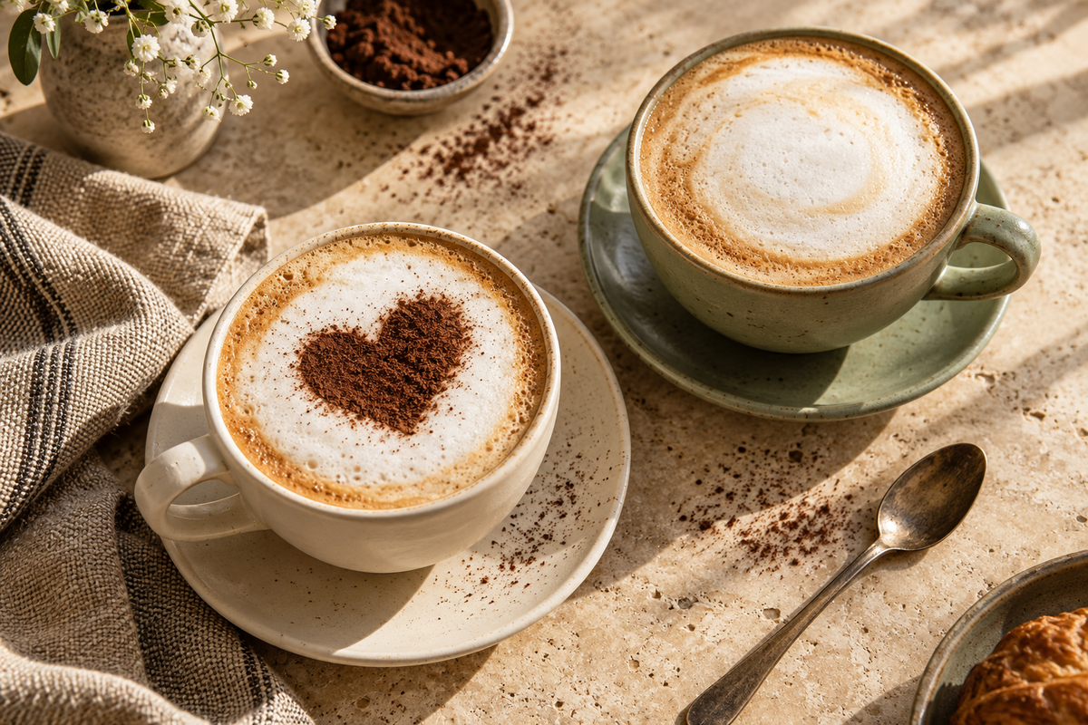 Coffee Shiba Art Printer creating latte art